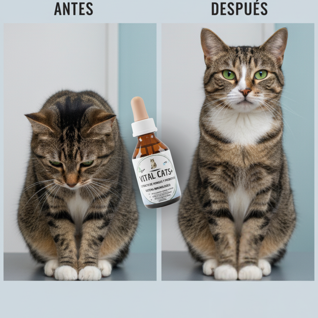 Vital Cats - Inmunidad, digestión y vitalidad en un solo producto