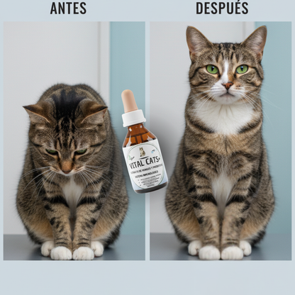 Vital Cats - Inmunidad, digestión y vitalidad en un solo producto